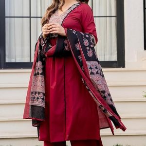 Amayra Women's Pure Cotton A-Line Kurta Set with Palazzo Pants & Dupatta|Ethnic wear|Kurti Suit Set for Women
